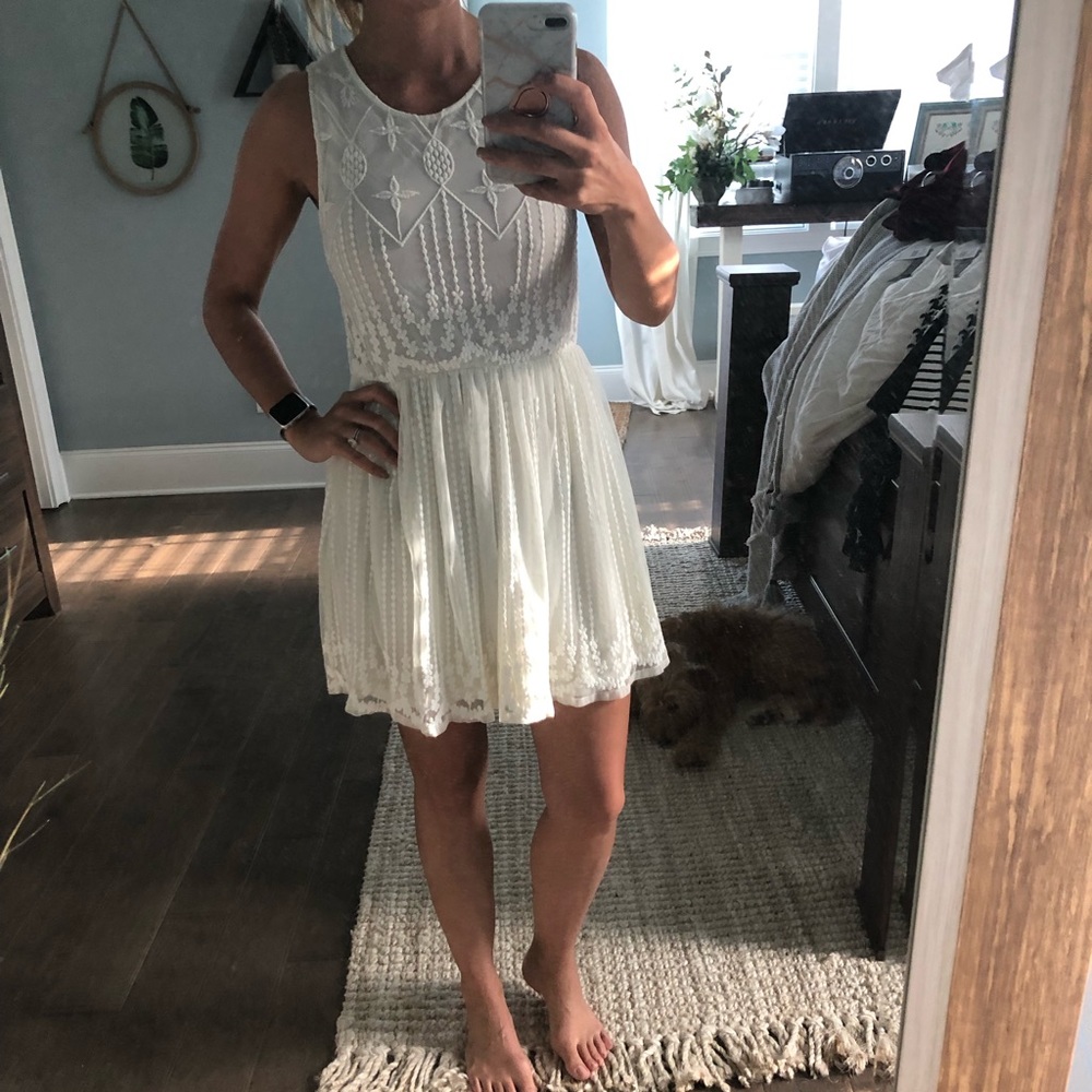 White dress